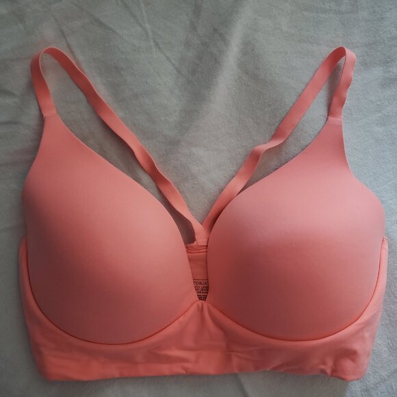 Pink Lightly Lined Plunge Bra [Victoria’s Secret] [34DD] - Picture 5 of 8